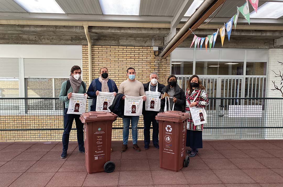 Ir a la noticia El contenedor marrón llega a los colegios de Ourense de la mano del proyecto Ecoval Sudoe