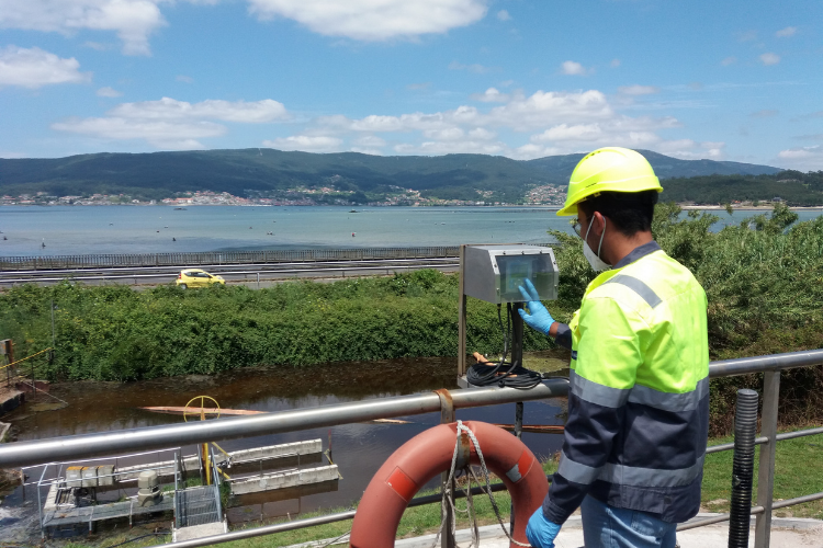 Ir a la noticia Alumnado del Máster de Ingeniería Ambiental de la USC realiza prácticas en las instalaciones de Viaqua