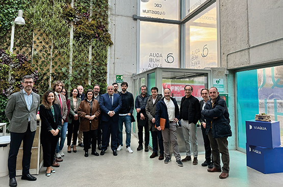 Ir a la noticia Viaqua acoge el Pleno de la Cámara de Comercio de Santiago en su sede A Vila da Auga