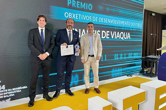 Ir a la noticia O CPEIG recoñece a rede Dinapsis de Viaqua co Premio Obxectivos de Desenvolvemento Sostible